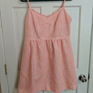 J. Crew Pink Tweed Dress sz 14